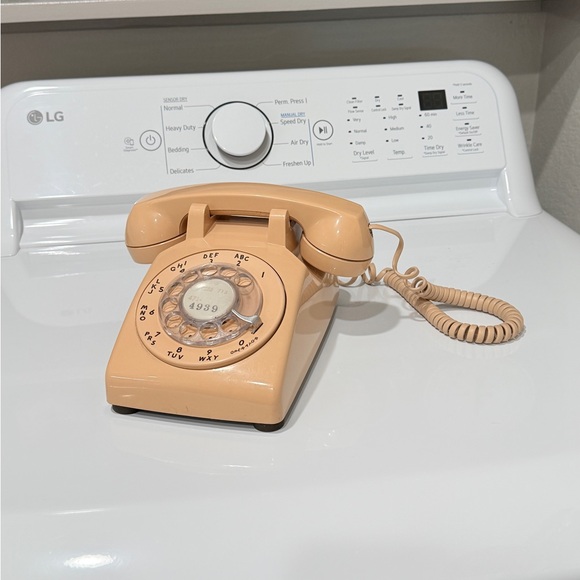 Vintage Beige Rotary Dial Telephone woks! - Picture 14 of 17